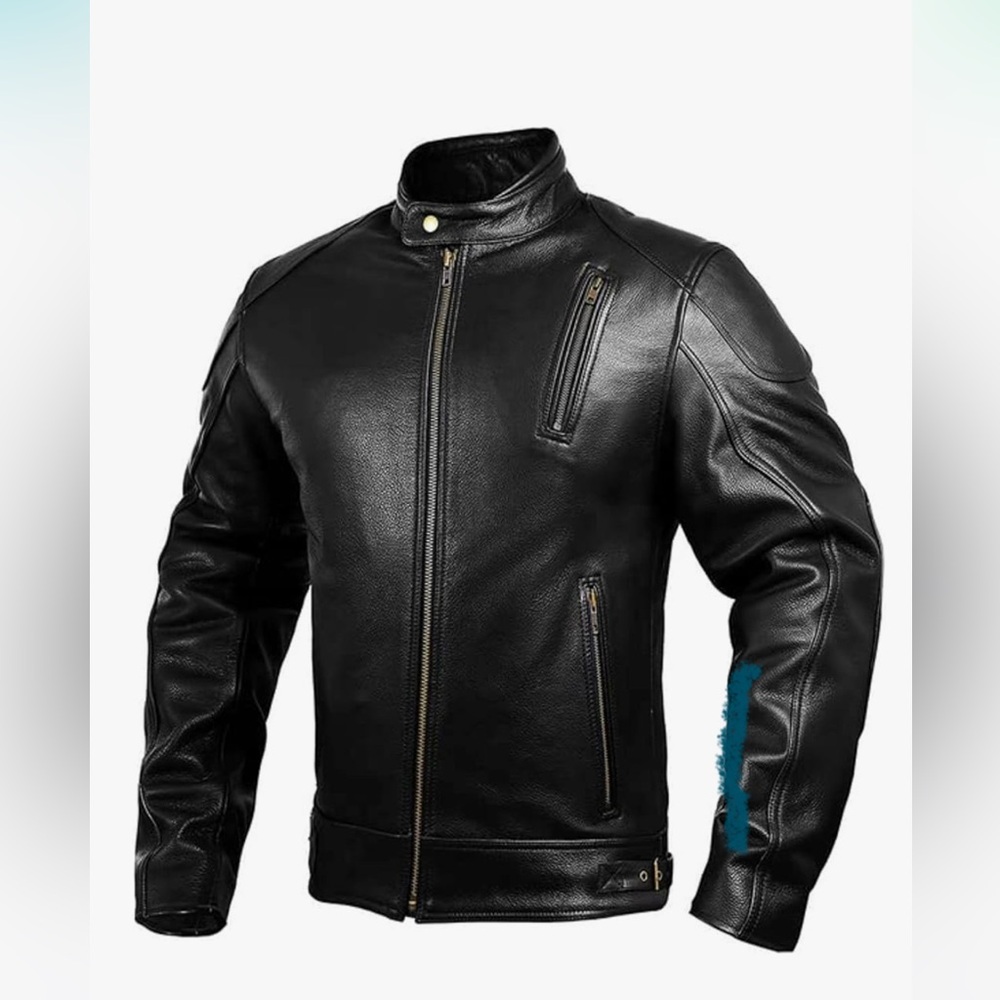 Men's Black Leather Jacket